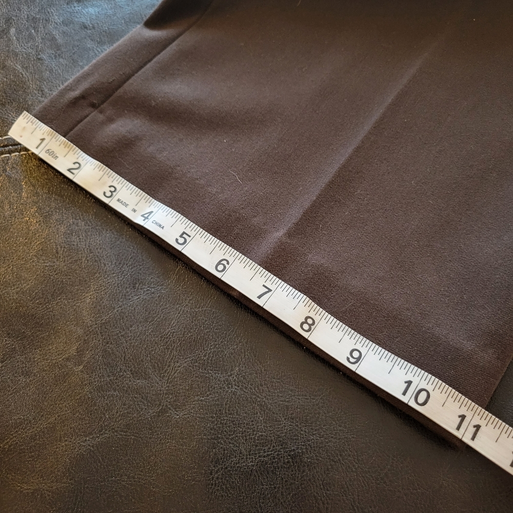 Express Brown Wide Leg Pants 10R - Picture 9 of 9